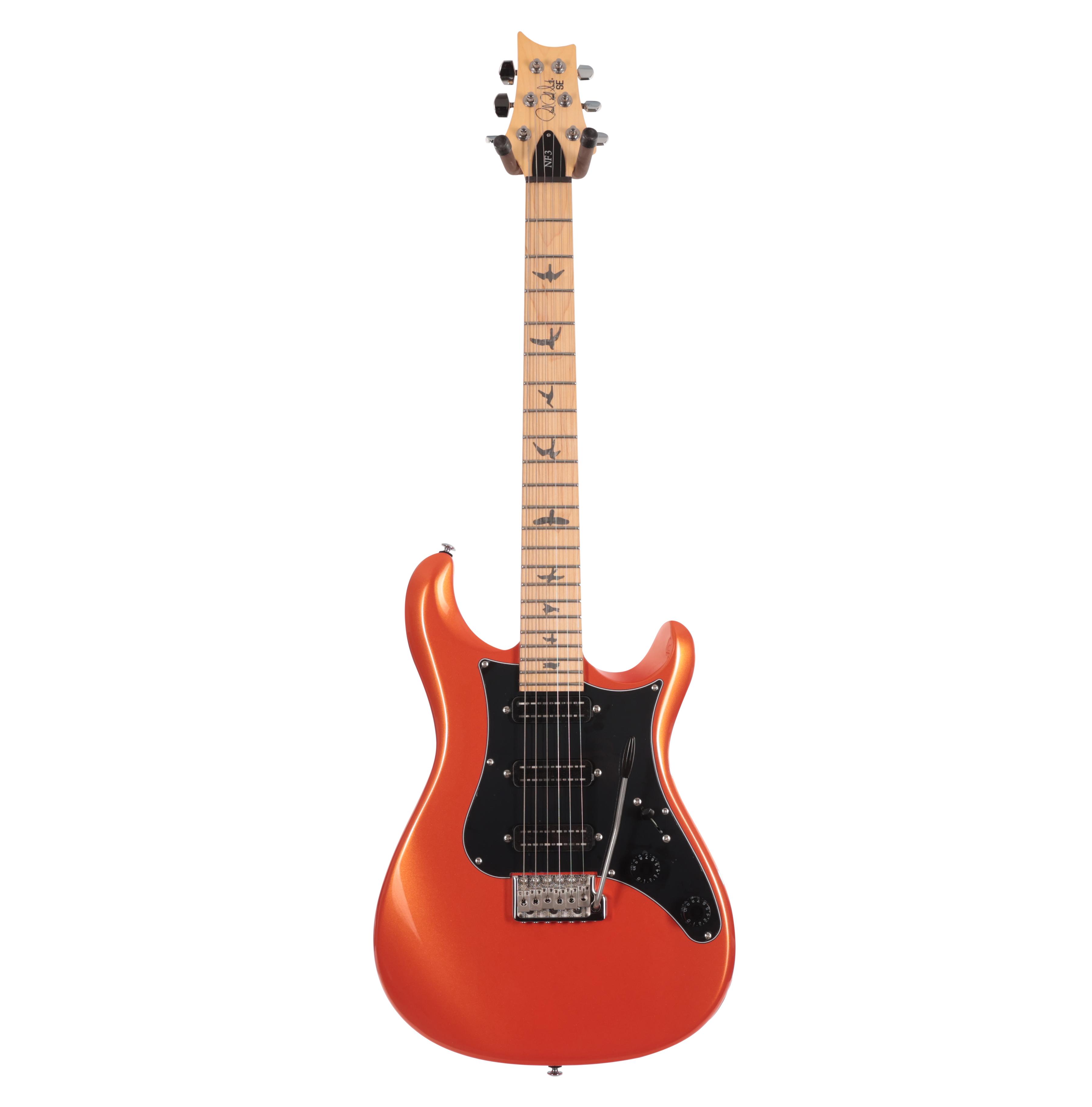 PRS SE NF3 Electric Guitar in Metallic Orange with Maple